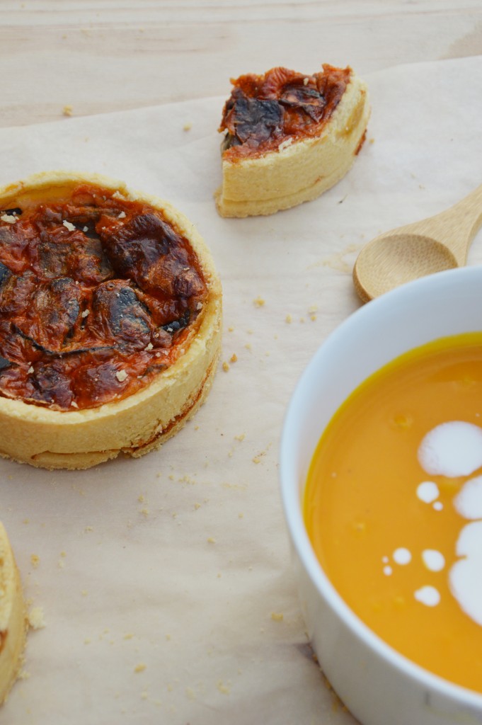Quiche poivron - aubergine - chèvre frais - Plus une miette dans l'assiette