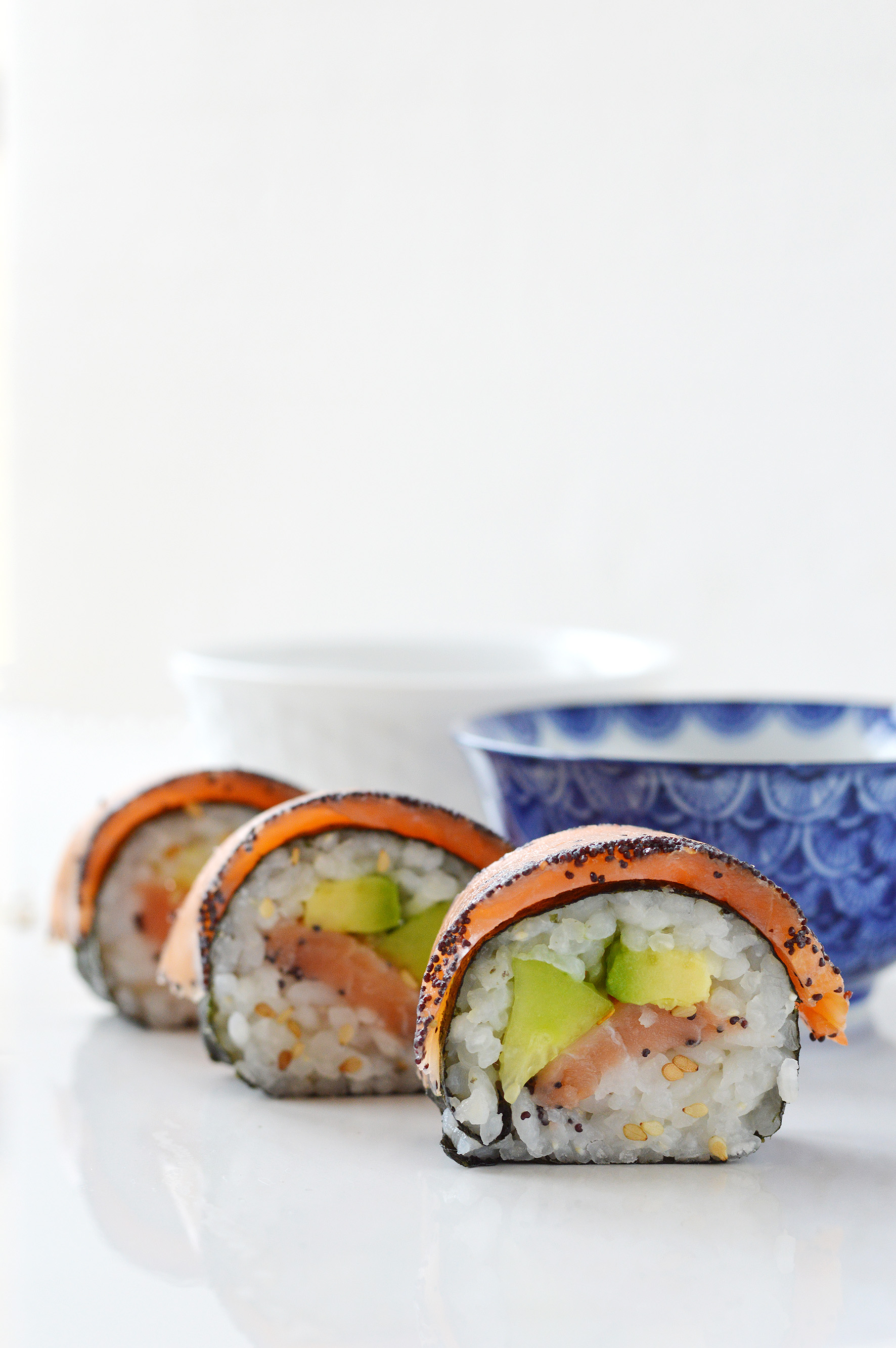 Makis saumon-avocat-concombre par Plus une miette dans l'assiette