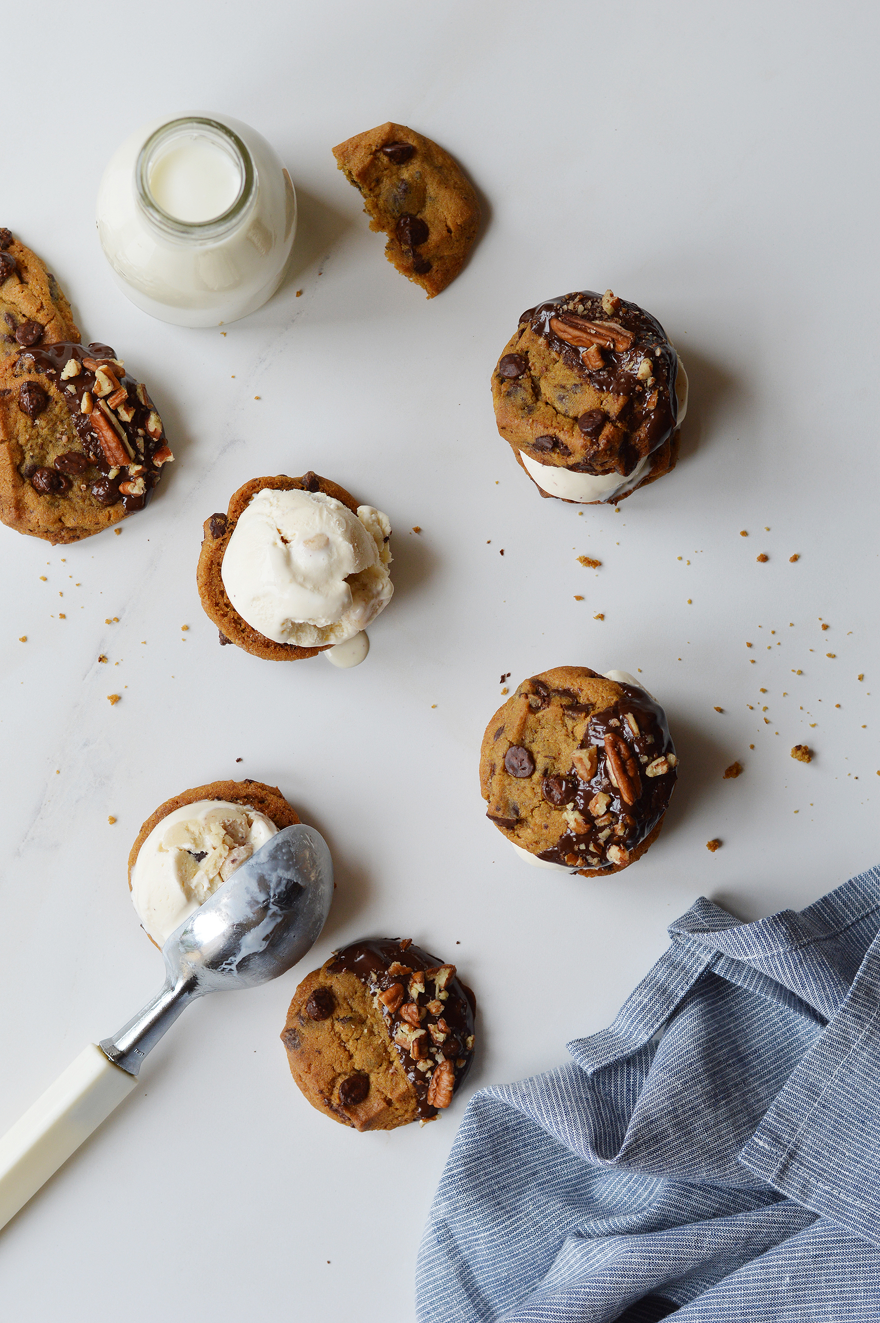 Plus une miette dans l'assiette - Icecreamsandwich
